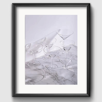 Wholesale Crystal glass sparkling Cocktail Glass cup High dessert cup Home ice cream cup