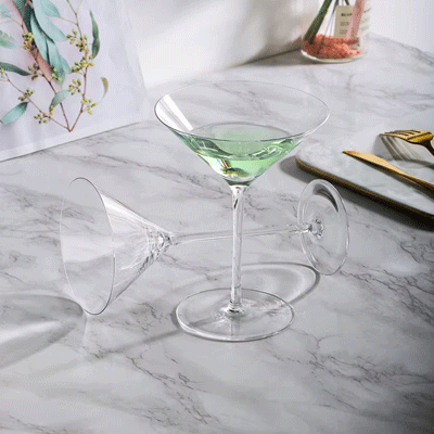 Wholesale Crystal glass sparkling Cocktail Glass cup High dessert cup Home ice cream cup