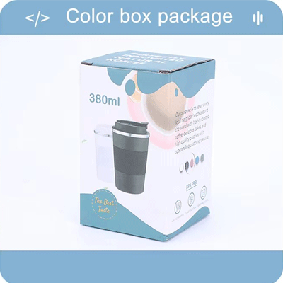 17oz insulated stainless steel silicone double wall coffee tumbler reusable coffee cup for hot iced beverage