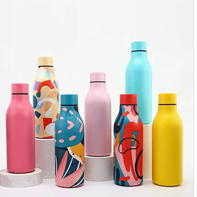 Custom logo stainless steel double wall 550ml drink bottle vacuum flask metal sports thermals water bottles