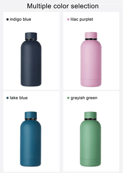 Eco friendly 350ml stainless steel double wall thermoses gourde d'eau gym insulated water bottle for children kids