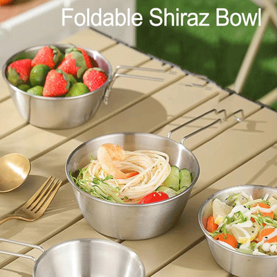 Outdoor camping shiraz bowl dishes