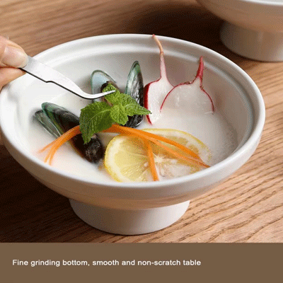 Custom ceramic stew pot with lid white birds nest bowl stewing soup pots ceramic cooking stewpot