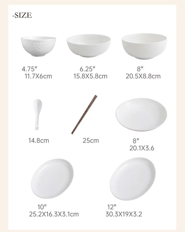 Custom white tableware wedding gift embossed ceramic dinner set 46pcs porcelain dinnerware sets
