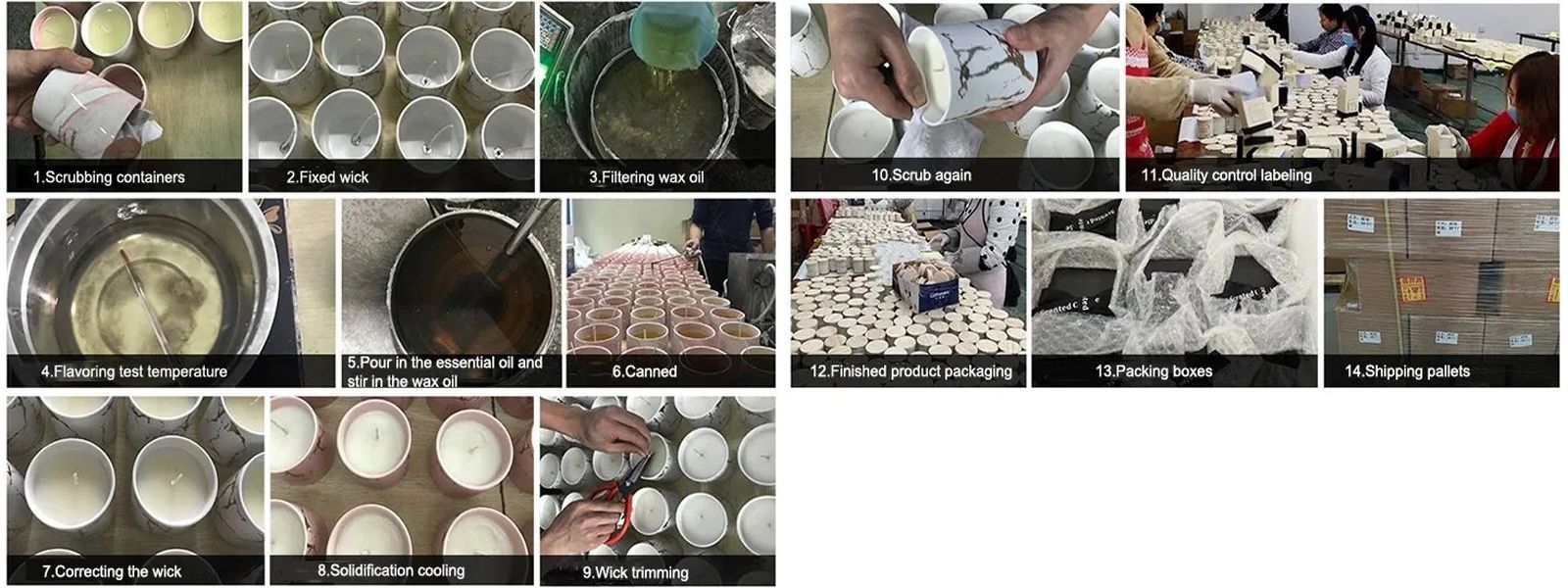 Smokeless handmade dimensional scented candle palm baby aromatherapy candles for home decoration