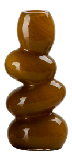 Stacked Handmade Mouthblown Color Glass Vase Modern Transparent Art Vase for Home Hotel Wedding Tabletop Decor