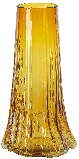 Home Decor High Quality Handmade Amber Cigarette Ash Color Glass Flower Vase