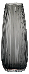 Nordic Modern Minimalist Mouthblown Clear Crystal Glass Vases Smoke Gray for Wedding Center Piece Home Decor