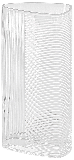 Coffee Smoky Gray Glass Vase Nordic Transparent Vertical Grain Crystal Vase for Flower Arrangement Home Ornament