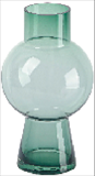 Nordic Simple Round Belly Glass Vase Modern Home Living Room Decor Flower Arrangement Ornament