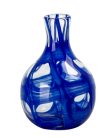 Unique Hydroponic Glass Vase Nordic Modern Luxury Home Living Room Decor Bright Colored Black Silk Design