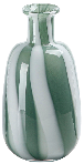 Morandi Vertical Stripe Hand Blown Glass Vase New Design Craft Bottle Vase for Home Interior Decor