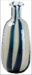 Morandi Vertical Stripe Hand Blown Glass Vase New Design Craft Bottle Vase for Home Interior Decor