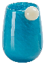 Hand Blown Colored Glass Vase With Sticky Ball For Home Decor Wedding Center