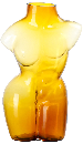 Modern Nordic Handblown Female Body Art Glass Vase For Home Decoration