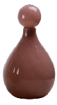 Nordic Vintage Teardrop Glass Vase With Ball Stopper High Quality Hand Blown Ornament For Home Decor