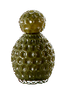 Polka Dot Textured Glass Vase With Ball Stopper Modern High End Eco Friendly Durable Tabletop Vase