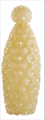 Polka Dot Textured Glass Vase With Ball Stopper Modern High End Eco Friendly Durable Tabletop Vase