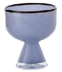 Modern Handblown Colorful Lantern Cup Glass Vase Table Centerpiece Flower Vase for Home Bar Mitzvah Decor