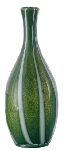 Custom Luxury Hand Blown Vertical Striped Colored Glass Vase Mini Tabletop Flower Vases for Wedding Centerpieces