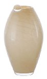 Artisan Hand Blown Candy Colored Solid Tone Oval Glass Vase Retro Unique Spherical Lip Design Hydroponic Vase For Household Decor