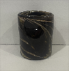 Modern Hand Blown Colorful Swirl Marbled Cylindrical Glass Vase Tabletop Flower Vase for Home Decor