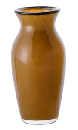 Modern Nordic Luxury Beige Brown Frosted Glass Vase Hydroponic Tabletop Vase for Home Wedding Dried Flower Decoration