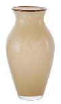 Modern Nordic Luxury Beige Brown Frosted Glass Vase Hydroponic Tabletop Vase for Home Wedding Dried Flower Decoration